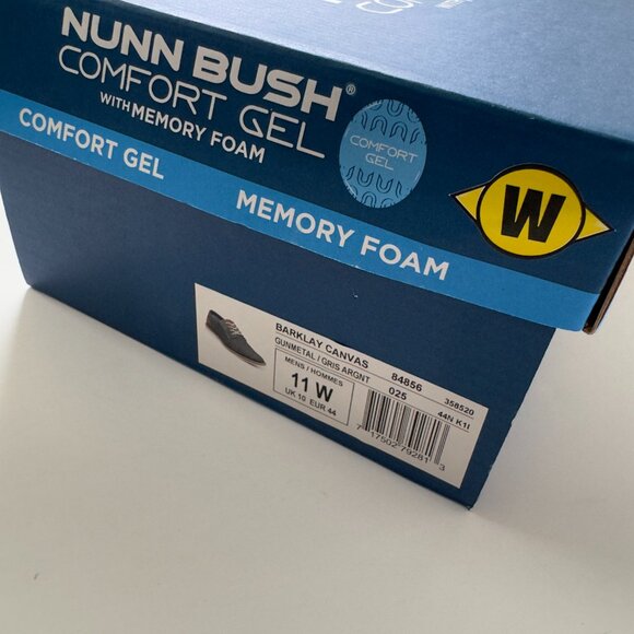 NWT Nunn Bush Barklay Canvas Plain Toe Oxford - Picture 3 of 12